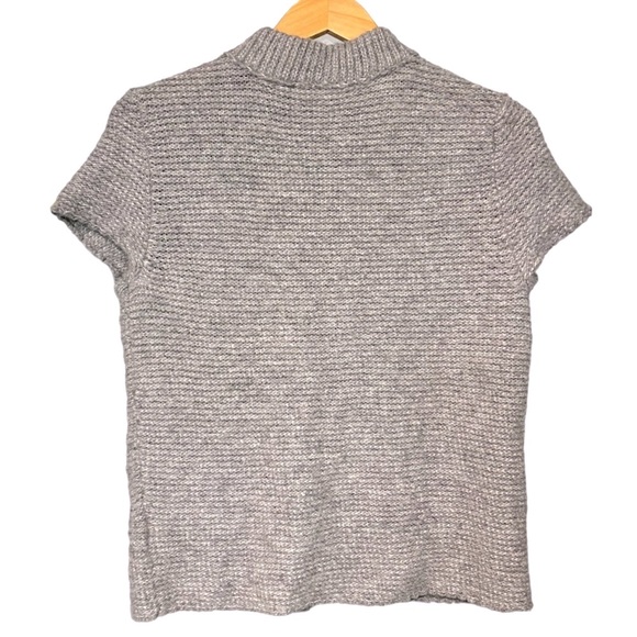 Eileen Fisher knitted short sleeve top. - Picture 3 of 4